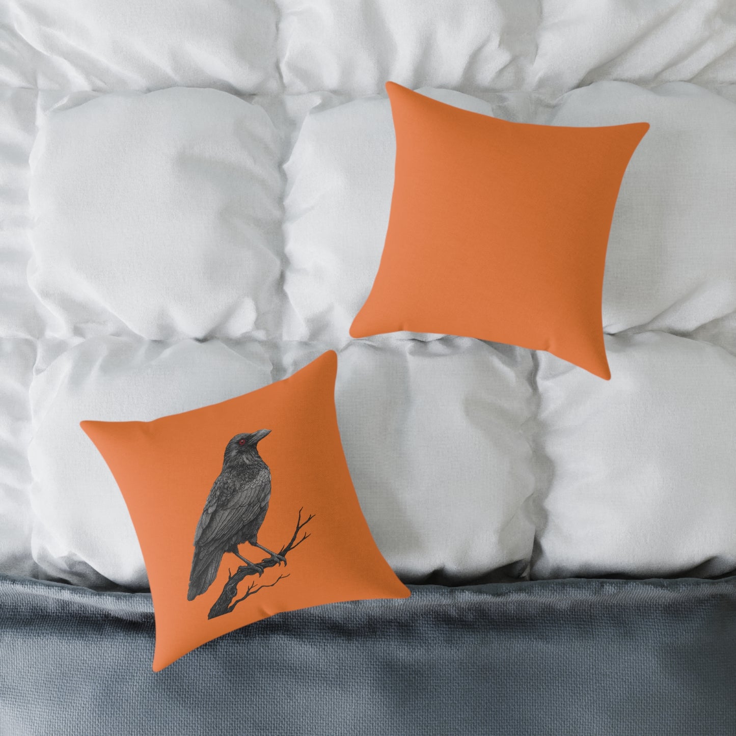 Halloween Pillow - Raven
