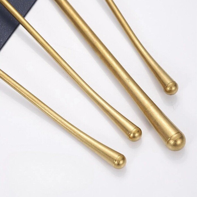 Gold Stonewashed Cutlery · Set of 5 Pieces
