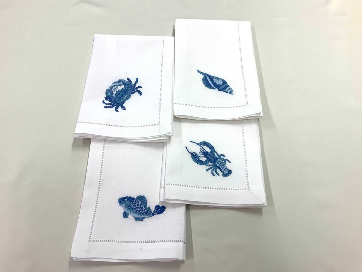 Cotton napkin - 45cm x 45cm - lobster