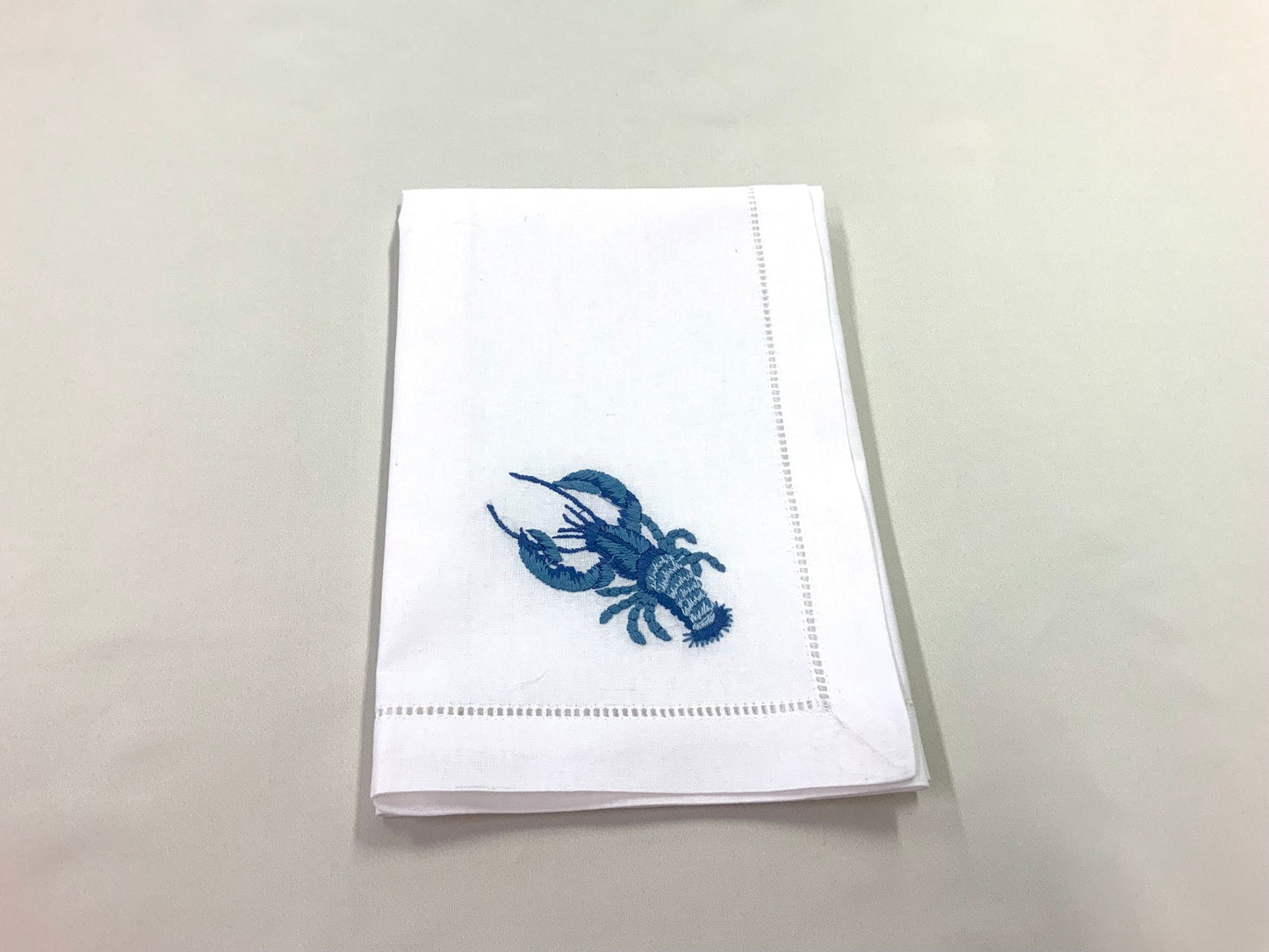 Cotton napkin - 45cm x 45cm - lobster
