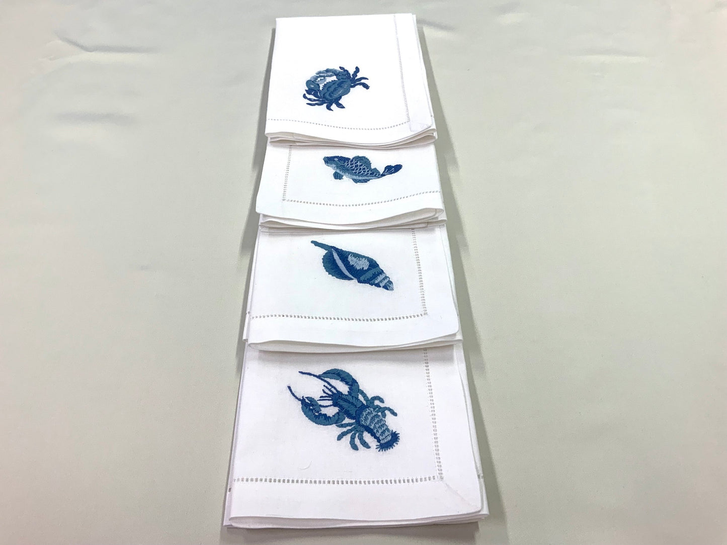 Cotton napkin - 45cm x 45cm - lobster
