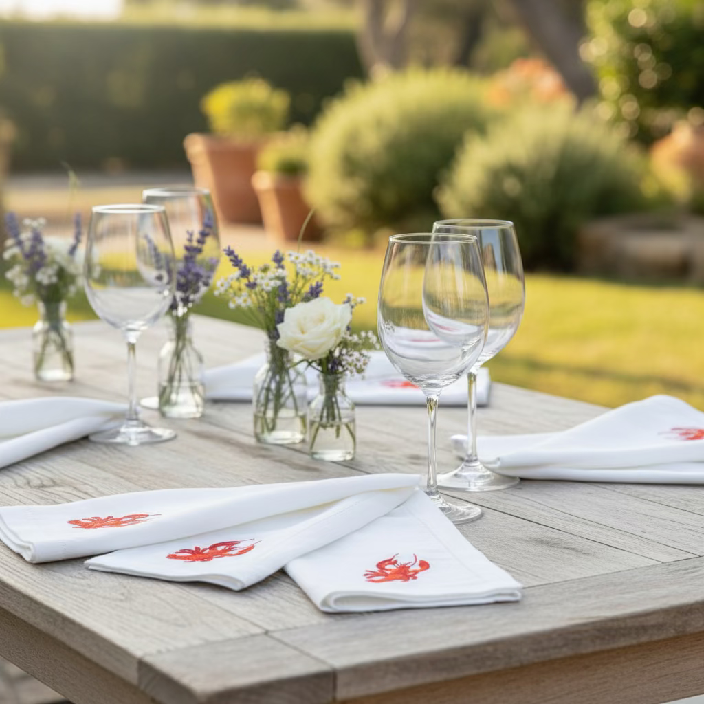 Lobster Cotton Napkin - set of four