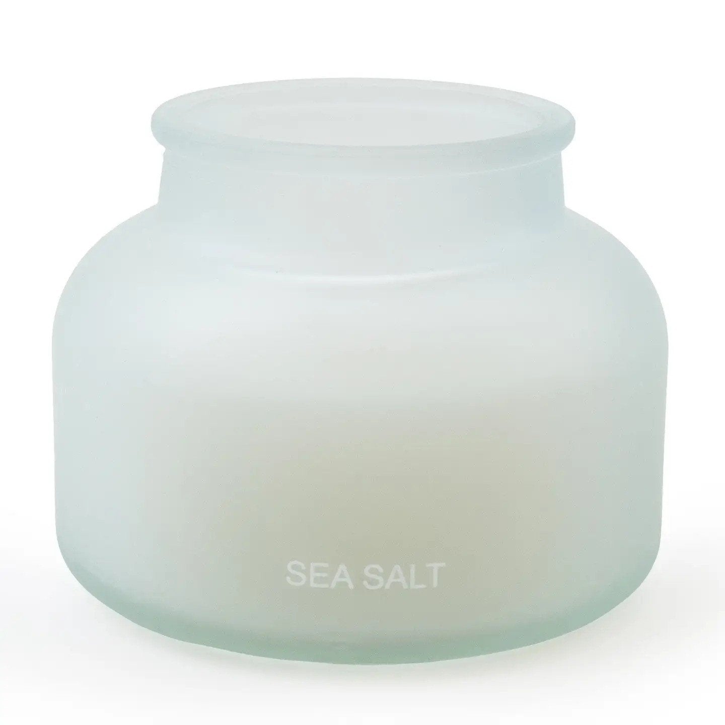 Sea Salt Scent Blue Candle