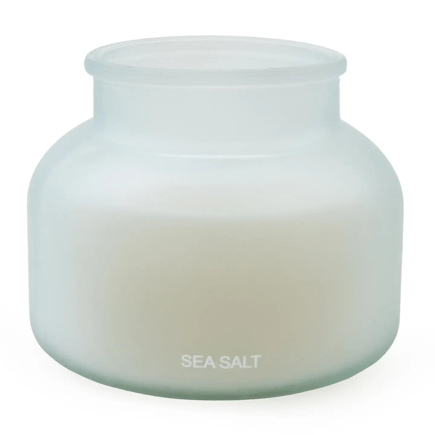 Sea Salt Scent Blue Candle - Large