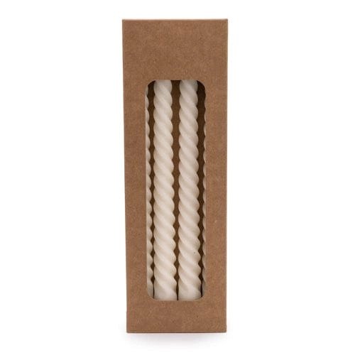 Twist Cream Candle · Set of 4