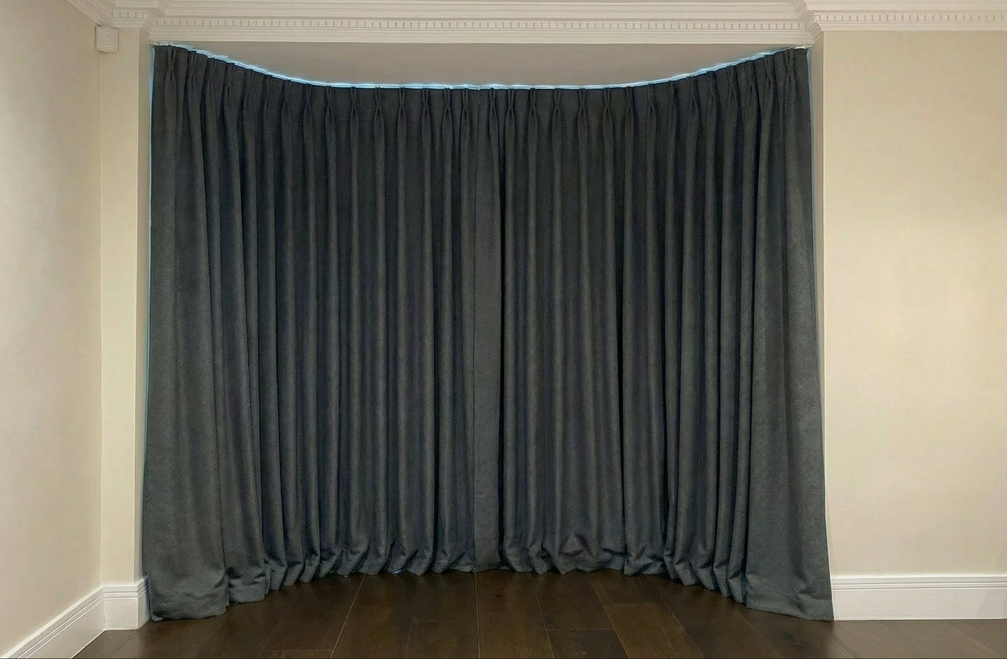 Pair of curtains - Romo, Linara in Grey Seal