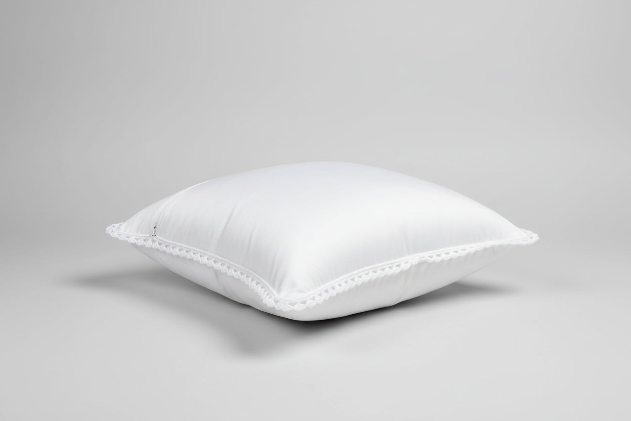 Artisan Rosette Crochet Decorative Cushion | 40 x 40 cm